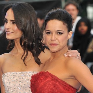 Michelle Rodriguez in World Premiere of Fast and Furious 6 - Arrivals - brewster-rodriguez-uk-premiere-fast-and-furious-6-01