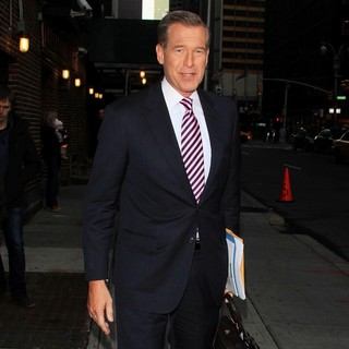 Brian Williams in Celebrities at The Ed Sullivan Theater for The Late Show with David Letterman - brian-williams-late-show-with-david-letterman-02