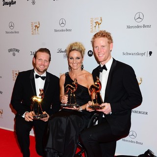 Julius Brink, Kirsten Bruhn, Jonas Reckermann in Bambi Awards 2012
