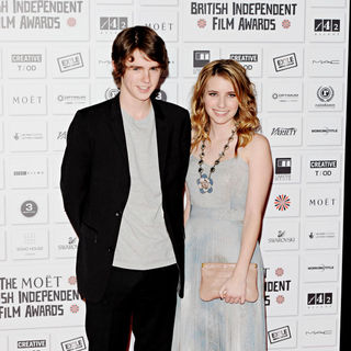 Freddie Highmore, Emma Roberts in The British Independent Film Awards 2010 - Arrivals