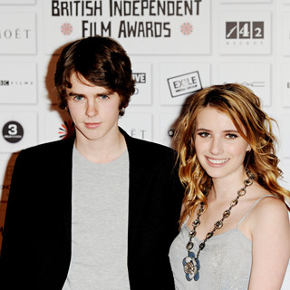 Freddie Highmore, Emma Roberts in The British Independent Film Awards 2010 - Arrivals
