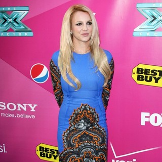 Britney Spears in The X Factor Season Two Premiere Screening and Handprint Ceremony