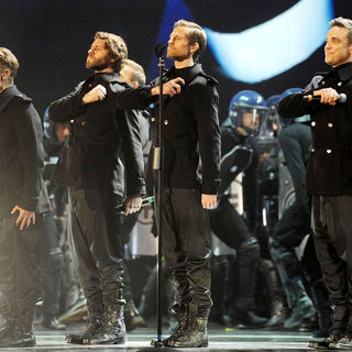 Take That in The BRIT Awards 2011 - Inside