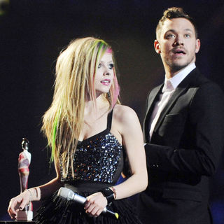 Avril Lavigne, Will Young in The BRIT Awards 2011 - Inside