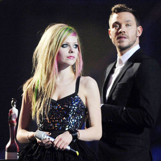 Avril Lavigne, Will Young in The BRIT Awards 2011 - Inside