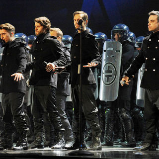 Take That in The BRIT Awards 2011 - Inside