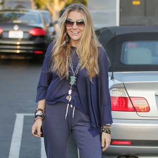Brooke Mueller Leaving Fred Segal in West Hollywood After Two Hours of Shopping