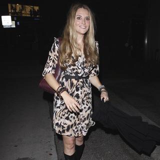Brooke Mueller Outside BOA Steakhouse
