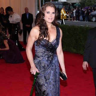 Brooke Shields in Schiaparelli and Prada Impossible Conversations Costume Institute Gala