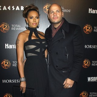Melanie Brown, Stephen Belafonte in Escape to Total Rewards Los Angeles