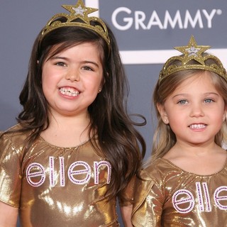 Sophia Grace Brownlee, Rosie Grace McClelland in 54th Annual GRAMMY Awards - Arrivals