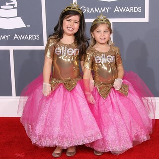 Sophia Grace Brownlee, Rosie Grace McClelland in 54th Annual GRAMMY Awards - Arrivals