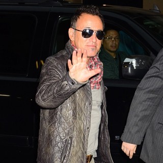 Bruce Springsteen in Bruce Springsteen Attending Sting's Birthday Rainforest Gala