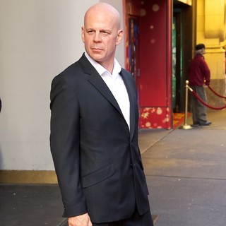 Bruce Willis in Bruce Willis Wax Figure Unveiling