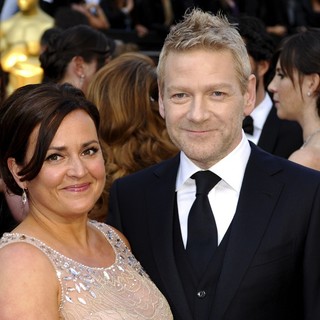 Lindsay Brunnock, Kenneth Branagh in 84th Annual Academy Awards - Arrivals