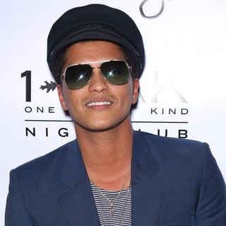 Bruno Mars Arrives to Perform Live at Debut of One of A Kind Tuesdays