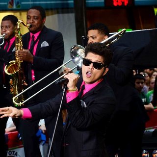 Bruno Mars in Bruno Mars Performing Live as Part of The Today Show Concert Series