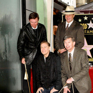 Wayne Gretzky, Bryan Adams, Leron Gubler in Bryan Adams Receives The 2,435th Star on The Hollywood Walk of Fame