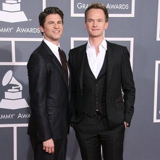 David Burtka, Neil Patrick Harris in 54th Annual GRAMMY Awards - Arrivals