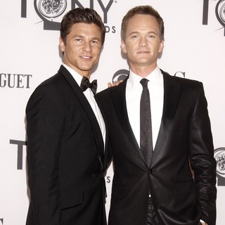 David Burtka, Neil Patrick Harris in The 66th Annual Tony Awards - Arrivals