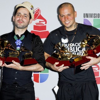Calle 13 in The 12th Annual Latin GRAMMY Awards - Press Room - calle-13-12th-annual-latin-grammy-awards-press-room-01