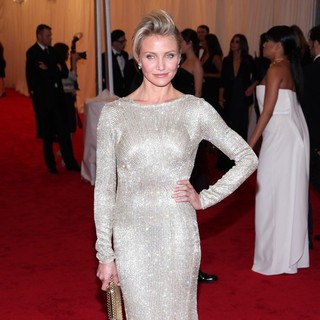 Cameron Diaz in Schiaparelli and Prada Impossible Conversations Costume Institute Gala