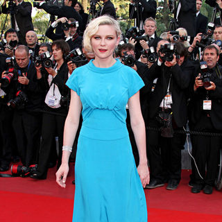 Kirsten Dunst in 2010 Cannes International Film Festival - Day 12 - Palme d'Or Closing Ceremony Red Carpet Arrivals