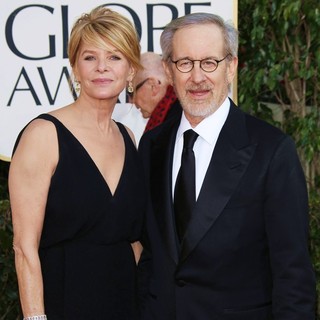 Kate Capshaw, Steven Spielberg in 70th Annual Golden Globe Awards - Arrivals