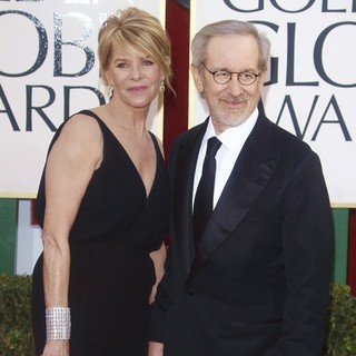 Kate Capshaw, Steven Spielberg in 70th Annual Golden Globe Awards - Arrivals