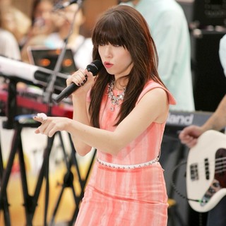 Carly Rae Jepsen in Carly Rae Jepsen Performing Live During The Today Show Summer Concert Series