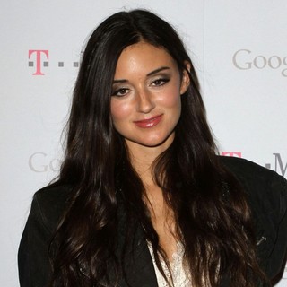 Caroline D'Amore in Celebrity Magenta Carpet Arrivals at The Launch Party for Google Music Available on T-Mobile
