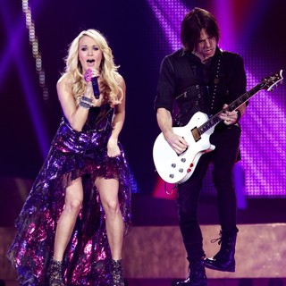 Carrie Underwood in Carrie Underwood Performing on Her Blown Away Tour