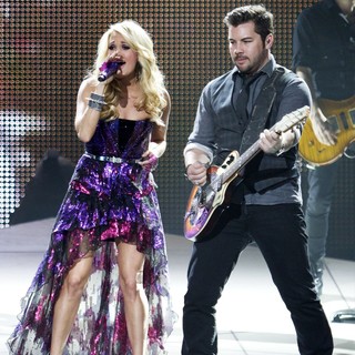 Carrie Underwood in Carrie Underwood Performing on Her Blown Away Tour