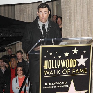 Carson Daly in Jimmy Kimmel Honored with A Star on The Hollywood Walk of Fame