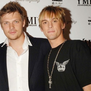Nick Carter, Aaron Carter in YMI Royalty Jeanswear Present Their New Denim Collection Entitled Hollywood Style