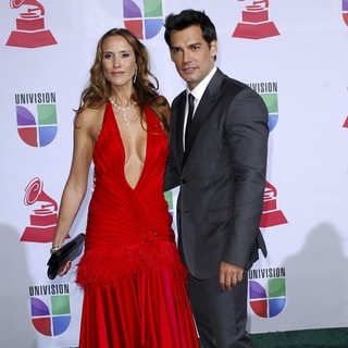 Angelica Castro, Cristian de la Fuente in The 12th Annual Latin GRAMMY Awards - Arrivals