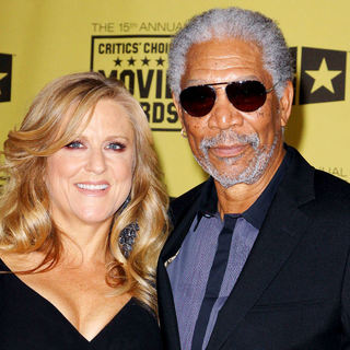Lori McCreary, Morgan Freeman in 15th Annual Critics' Choice Movie Awards