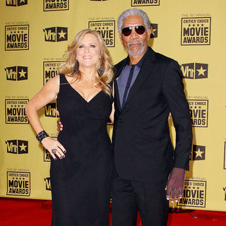 Lori McCreary, Morgan Freeman in 15th Annual Critics' Choice Movie Awards
