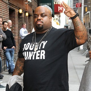 Cee-Lo in Celebrities Arrive at The Ed Sullivan Theater to Appear on The Late Show with David Letterman - cee-lo-late-show-with-david-letterman-02