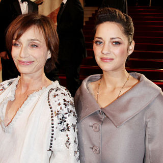 Kristin Scott Thomas, Marion Cotillard in The 35th Annual Cesar Awards 2010 - Arrivals and Press Room