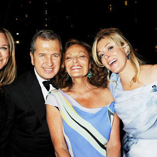 Diane von Furstenberg, Nadja Swarovski in 2010 CFDA Fashion Awards - Arrivals