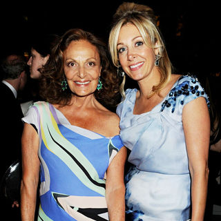 Diane von Furstenberg, Nadja Swarovski in 2010 CFDA Fashion Awards - Arrivals
