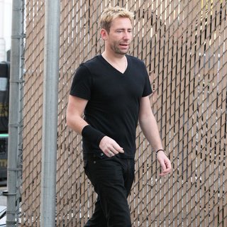 Chad Kroeger, Nickelback in Celebrities at The Jimmy Kimmel Live! Studios
