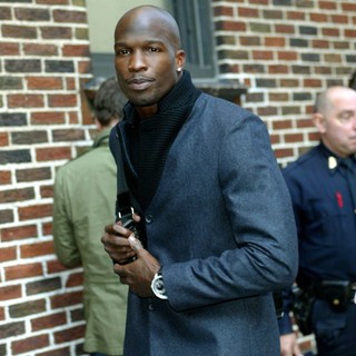 Chad Ochocinco Outside The Ed Sullivan Theater for The Late Show With David Letterman