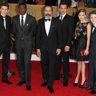 Timothee Chalamet, David Harewood, Mandy Patinkin, Rupert Friend, Morgan Saylor, Jackson Pace in 19th Annual Screen Actors Guild Awards - Arrivals
