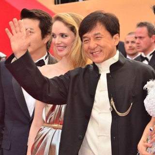 Laura Weissbecker, Jackie Chan in Rust and Bone Premiere - During The 65th Annual Cannes Film Festival