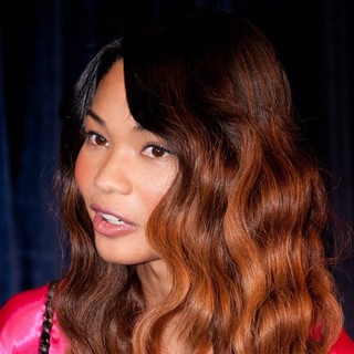 Chanel Iman in 2011 Victoria's Secret Fashion Show - Backstage