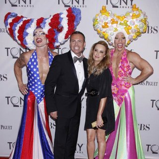Tim Chappel, Lizzy Gardiner in The 65th Annual Tony Awards - Arrivals