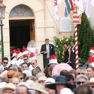 Charlene Wittstock, Michael Kenneth Wittstock in Religious Ceremony of The Royal Wedding of Prince Albert II of Monaco to Charlene Wittstock