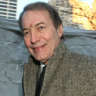 Charlie Rose in Charlie Rose Leaving Diane von Furstenberg Fashion Show at Mercedes-Benz Fall 2007 Fashion Week